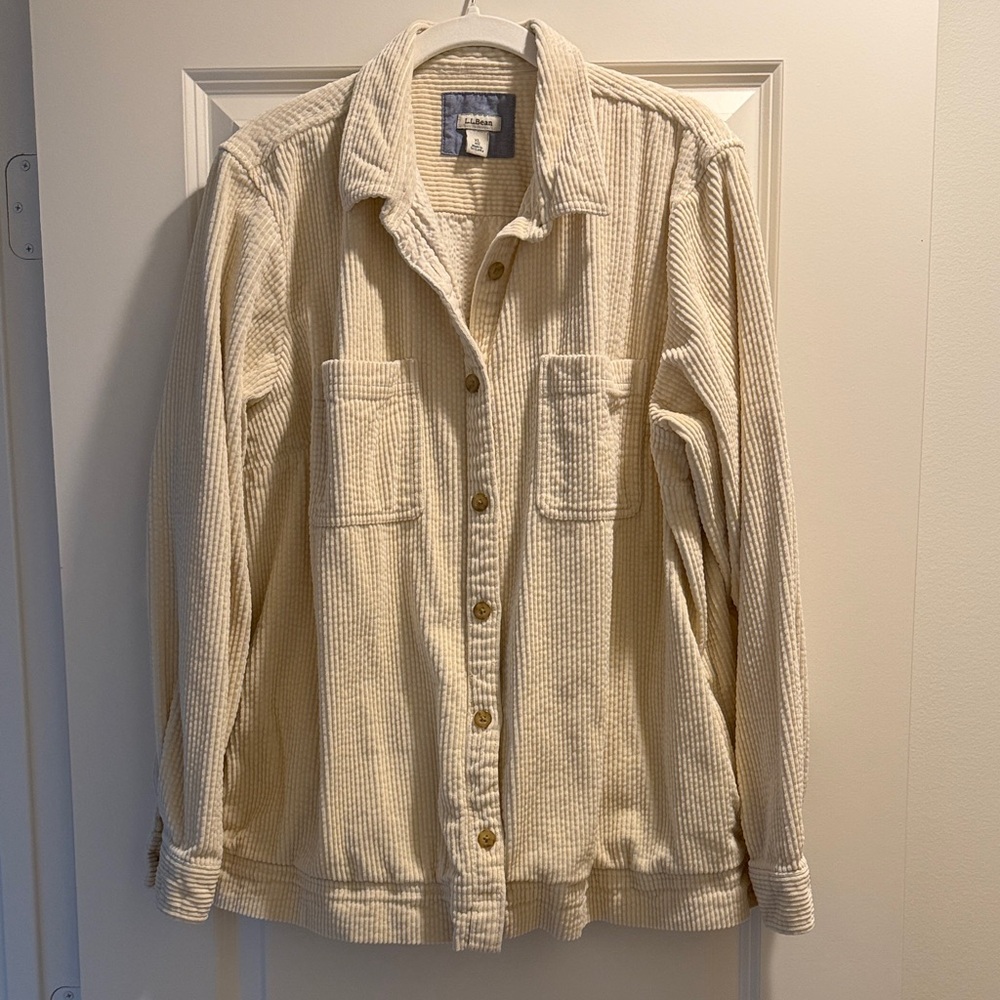 L.L. Bean Women's Comfort Corduroy Relaxed Shirt